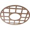 Ekena Millwork O'Neal Wood Fretwork Pierced Ceiling Medallion, Walnut, 28"OD x 10 1/8"ID x 3/8"T CMWP28X28X0375ONWA - alternate 2